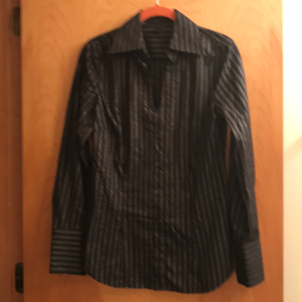 Express...Striped long sleeved shirt